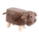 thumbnail image 5 of Reposapiés con forma de animal, taburete, silla, cambiador de zapatos para habitación infantil, sala de juegos Marrón, 5 of 9