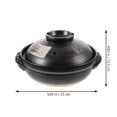 thumbnail image 2 of 1pc Ceramic Stew Pot Cooking Pot Stockpot Stewpot for Home (Assorted Color), 2 of 4