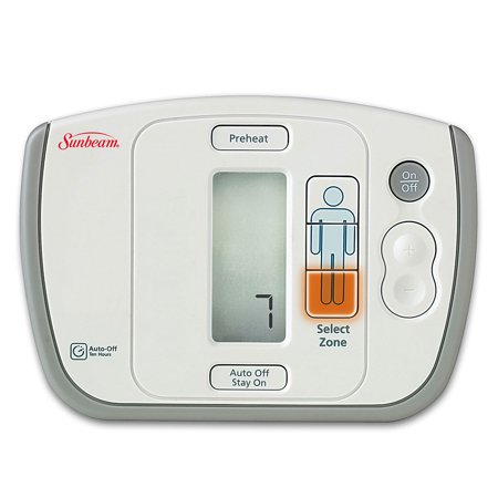 Sunbeam MSU7RQS Therapeutic Zoned Heated Mattress Pad - Queen Size