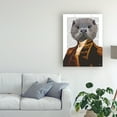 thumbnail image 3 of Trademark Fine Art 'Captain Otter' Canvas Art by Fab Funky, 3 of 3