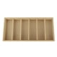 thumbnail image 2 of Bandeja De Almacenamiento Organizadora De Gafas De Sol, Bandeja De Joyería De Lino Amarillo Con 6 Ranuras, Bandeja Para Gafas, Marco De Madera, Fácil De Limpiar Para Corbatas, 2 of 7