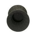 thumbnail image 5 of Household Essentials Handwoven Paper Rope Stool with Hourglass Shape, Gray, 5 of 5