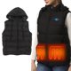 thumbnail image 4 of Chaleco Térmico De Color Puro, 3 Modos De Temperatura Chaqueta Térmica Sin Mangas Fibra De Poliéster Negro Para La Caza ANGGREK SG, 4 of 8
