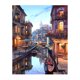 thumbnail image 1 of Barco City Nightfall Pintura al óleo para sala de estar Dormitorio Hogar Montado en la pared Colorido DIY Pintura digital en lienzo seitruly HA5644-00B, 1 of 6
