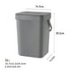 thumbnail image 5 of EKO Caddy 3 Botes de basura para cocina 3L. Cubos de compostaje para desechos orgánicos. Contenedor EKO 3X EK6011-3L-GR, 5 of 7