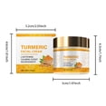 thumbnail image 2 of Crema hidratante, crema hidratante, crema facial iluminadora de cúrcuma, hidratante e hidratante, cuidado facial suave e iluminador, crema facial de 50 g., 2 of 5