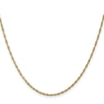 thumbnail image 2 of Diamond2Deal 14K Yellow Gold 1.3mm Singapore Chain Necklace for Women 24", 2 of 5