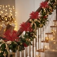 thumbnail image 6 of Christmas Glitter Decorative Branch Pick, Sparkly Holiday Decorative Spray Accent, Festive Vase Wreath Branch Decoration, Flexible Tassel Holiday Decor Branch for Vase, Mantel and Centerpiece, Red, 6 of 6
