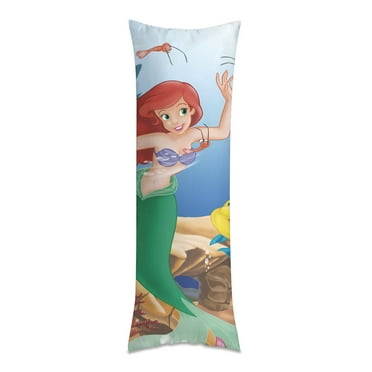 The Mermaid Hugging Body Pillow Case Throw Pillow Cover, Double-Sided Print Decorative Pillowcase 16x48inch