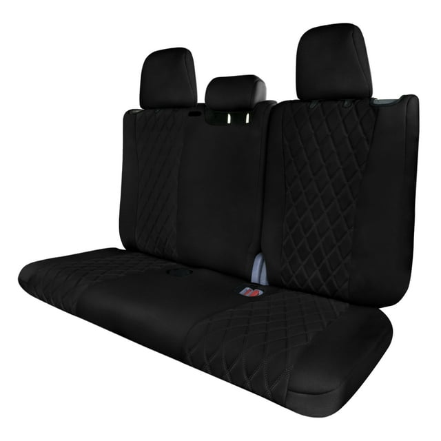 For Toyota Highlander LE 2020-2024 FH Group Neoprene Custom Fit Waterproof Car Seat Covers Black - 3rd Row