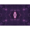 thumbnail image 1 of Ahgly Company Machine Washable Indoor Rectangle Transitional Deep Purple Area Rugs, 5' x 8', 1 of 7