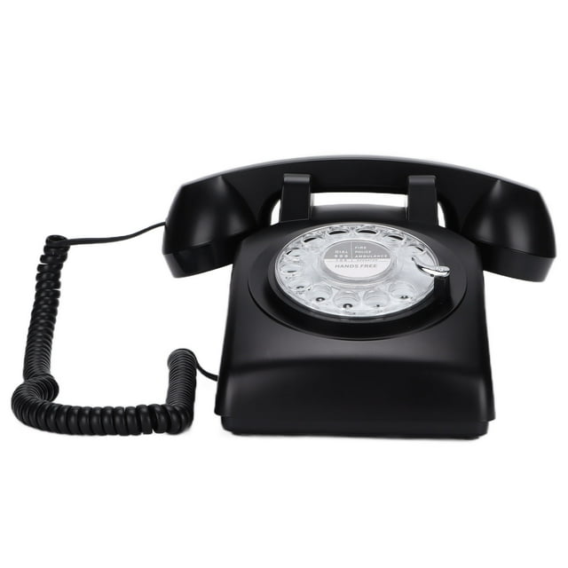 Téléphone Vintage Européen, Classique Rétro Solennel pour les Familles Noir