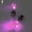 Pink, variant on Light Up LED Rhinestone Earrings Stud Dance Party for Party/Xmas
