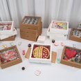 thumbnail image 3 of Cajas para panadería TEMLQPACK, 25 unidades, color marrón con ventana, 23 x 23 x 6 cm, lq992.5zs25, 3 of 7