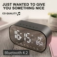 thumbnail image 3 of Alarm Clock Speaker Wireless Bluetooth Subwoofer New Ingenious Bedside Speaker, Usupdd 2025 Alarm Clock Speaker Wireless Bluetooth, 3 of 7