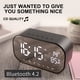 thumbnail image 3 of Altavoz despertador inalámbrico Bluetooth Subwoofer Nuevo ingenioso altavoz de noche Reloj despertador, 3 of 9