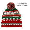thumbnail image 2 of Gorro De Punto Cálido Para Invierno Y Navidad, Gorro Con Bombilla Para El Pelo, Bufanda Larga De Navidad, Regalo De Navidad Para Mujeres, Hombres Y Niños Advancent AP007117-02, 2 of 6