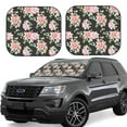 thumbnail image 2 of Picia Rose Flowers 2 Piece Car Windshield Sun Shade Foldable | Foldable Sun Shield for Front Window Blocks UV Rays and Keeps Your Vehicle Cool-Medium, 2 of 7