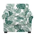 thumbnail image 2 of FKELYI Tropical Monstera Leaf Print Stretch Couch Cover for Living Room Armchair Slipcover with Individual Cushion Cover Non-Slip Washable Furniture Protector Sofa Decor, 2 of 7