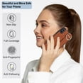 thumbnail image 4 of Allytechgroup 2024 New Trendy Back Case Cover for Apple iPhone X/ iPhone XS, Premium PU Leather Luxury Design with Ring Holder Stand Bracket Bumper Shockproof Phone Case for Girls Women, Brown, 4 of 8