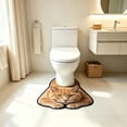 thumbnail image 6 of Cute Cat Toilet Rugs U-Shaped Bathroom Contour Rug Bathroom Mats Washroom Mats for Kitchen, Bathtub, Sink, for Cat Lovers Mom, 6 of 9