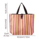 thumbnail image 3 of Bolsa de la compra plegable 600D portátil reutilizable - Capacidad para 10 kg, 45,5x32x12cm, patrón de cuadros, 3 of 6