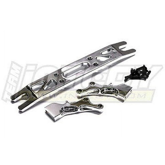 Integy EVO4 Rear Bumper Chrome Tmx 3.3 INTT3003C Gas Car/Truck Option Parts