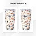 thumbnail image 3 of Fuzoiu South American Animals Print 20oz Tumbler, Stainless Steel Vacuum Insulated Car Cup, Insulated Coffee Mug,Travel Mug with Lid,Thermal Cup for Outdoor-Without Straw, 3 of 8