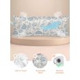 thumbnail image 2 of Blue Spring Floral Pillow Cases Body Size, Smooth Satin Pillowcase for Hair and Skin, Farmhouse Botanical Vintage Decorative Cooling Bed Pillow Covers with Zipper, 20x54 Inches, 2 of 5