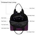 thumbnail image 3 of Duryarhall Trolley Sleeve Backpack Portable Handbag, Adjustable Strap/Top Handle, 3 of 5