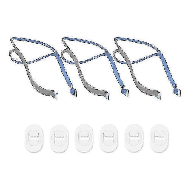 ResMed AirFit P10 Nasal Pillow CPAP Replacement Headgear with 3 Shoulder Straps - Comfort Fit