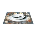 thumbnail image 3 of Swans Flowers Circle Birds 12×18 inch Placemats Heat Resistant Washable Foldable Rectangular Placemats Set Decoration Indoor Outdoor for Kitchen Dining Table 6PCs, 3 of 8
