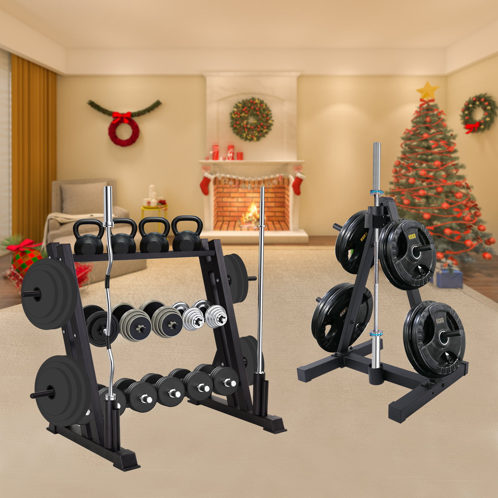 WEILAI Dumbbell Rack Dumbbell Stand Indoor Sports Equipment Mens Home Fitness Gym Equipment Multi-Layer Dumbbell Storage Rack Dumbbell Rack Support Only Sell Shelves Workout Fitness