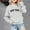 White, variant on Spazoro Childs Girls Sweatshirts, Crew Neck Letter Print Long Sleeve Fall Winter Toddlers Kids Tops for Girls Boys Black Size 2 T