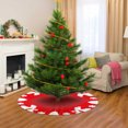 thumbnail image 4 of Christmas Decoration Clearance! Christmas Tree Skirt Knitting Tree Skirt Apron Surface Knitting Snowflake Christmas Tree Skirt Snowflake Tree Skirt Christmas Decoration Specials of The Day, 4 of 5