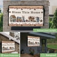 thumbnail image 2 of Outdoor TV Cover 70 to 75 Inches, Bless This Home Farmhouse Country Star Barn Bucket Berry Waterproof TV Cover with Remote Control Pocket, Flat Screen TV Cover Protector for Outside TV, 2 of 6