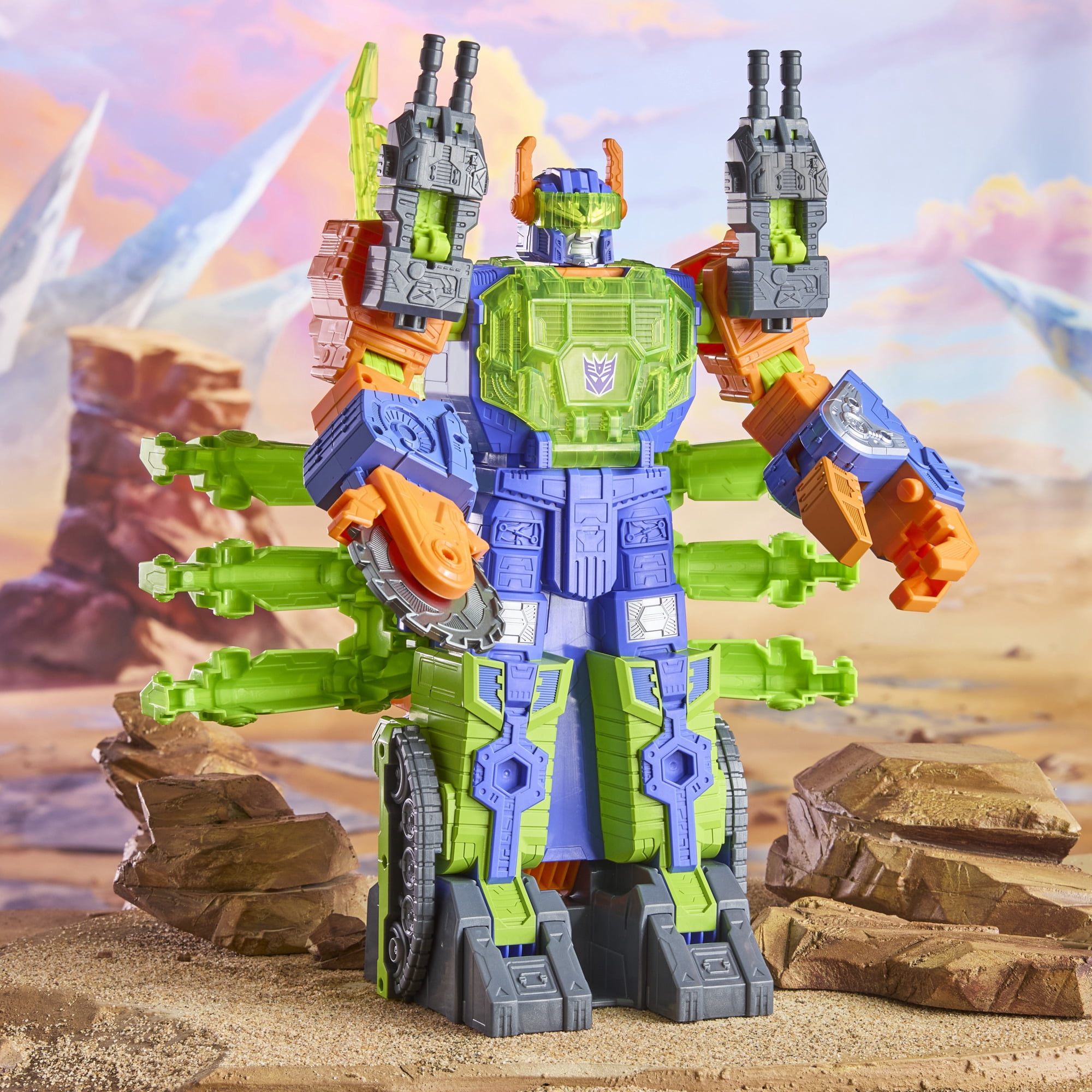 Transformers Toys CYBERWORLD Scorponok Strike Battle Converting Action Figure Playset for Kids 6 and up
