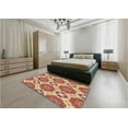 thumbnail image 5 of Ahgly Company Machine Washable Indoor Rectangle Transitional Grapefruit Red Area Rugs, 3' x 5', 5 of 7