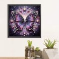 thumbnail image 4 of Pintura de diamante 5D DIY parcial con forma especial, decoración de mariposa, 30x30cm, 4 of 9
