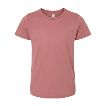 Bella & Canvas B38006333 Youth Jersey T-Shirt, Mauve - Small
