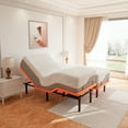 thumbnail image 5 of ESHINE Adjustable Bed Frame Split King + Memory Foam Hybrid 14-inch Mattress, with Wireless Remote&Bluetooth App, Head and Foot Incline, 2000 Series, 5 of 12