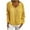 Yellow, variant on tarylea Fall Tops for Women 3/4 Sleeve Knitted Hoodie Solid Color Loose Pullover Casual Comfy Shirts Vacation Dailywear