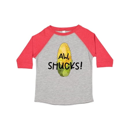 

Inktastic Aw Shucks! Corn on the Cob Humor Gift Toddler Boy or Toddler Girl T-Shirt