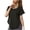 Black, variant on Short Sleeve V Neck Shirts for Women Summer Shirt Women Womens Shirts Casual Short Sleeve Clerance