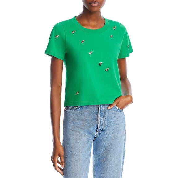 Chaser Womens Crop Avocados T-Shirt