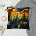 thumbnail image 2 of Shangniulu  Parrot Birds Throw Pillow Covers Decorative Pillowcases Soft Cushion Covers for Sofa Couch Bed Home Decor, 2 of 5