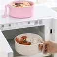 thumbnail image 3 of Directo de fábrica tazón de fideos instantáneos estudiante grande de Fibra de trigo ramen tazón comedor vajilla traje de sopa conjunto de seis piezas al por mayor, 3 of 6