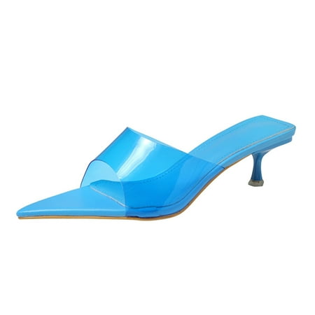

Womens Fashion Candy Color Sandals Summer Pointed Toe Thin Heel Slippers Casual Shoes Open Toe Slide Sandals Comfortable Flats Flip-Flops Sandal Casual Platforms Wedge Sandals Heeled Sandals A1948