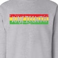 thumbnail image 3 of Inktastic Juneteenth Banner in Red Yellow and Green Adult Sweatshirt, 3 of 4