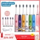 thumbnail image 2 of Cepillo de dientes eléctrico para niños con dibujos animados para niños con cabezal de repuesto ultrasónico IPX7, impermeable, recargable, cepillo de dientes sónico, 2 of 5